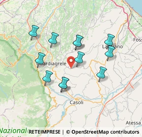 Mappa Via Sciusciardo, 66016 Guardiagrele CH, Italia (6.64417)