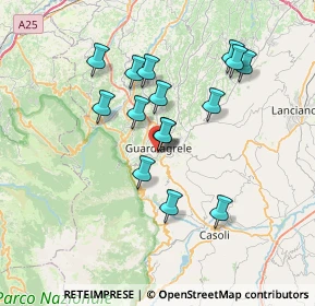 Mappa Via Vallo, 66016 Guardiagrele CH, Italia (6.61733)