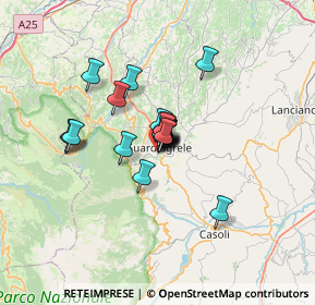 Mappa Via Vallo, 66016 Guardiagrele CH, Italia (4.1075)