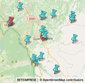 Mappa Via Vallo, 66016 Guardiagrele CH, Italia (4.9585)