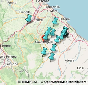 Mappa Via Vallo, 66016 Guardiagrele CH, Italia (11.826)