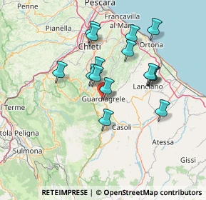 Mappa Via Vallo, 66016 Guardiagrele CH, Italia (13.32933)