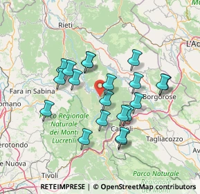 Mappa Viale Trieste, 02020 Paganico Sabino RI, Italia (13.0955)
