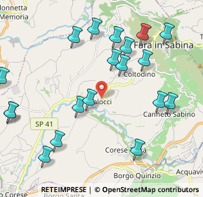 Mappa Via Piero Gobetti, 02032 Fara in Sabina RI, Italia (2.571)