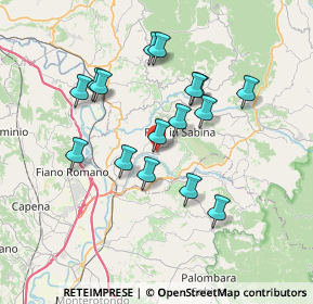 Mappa Via Piero Gobetti, 02032 Fara in Sabina RI, Italia (6.76313)