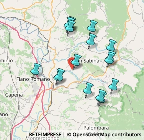 Mappa Via Piero Gobetti, 02032 Fara in Sabina RI, Italia (7.62471)