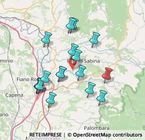 Mappa Via Piero Gobetti, 02032 Fara in Sabina RI, Italia (6.95412)