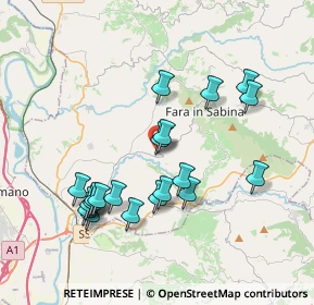 Mappa Via Piero Gobetti, 02032 Fara in Sabina RI, Italia (3.9095)