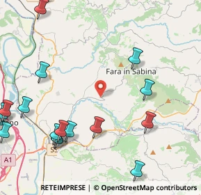 Mappa Via Piero Gobetti, 02032 Fara in Sabina RI, Italia (6.463)