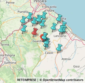 Mappa Contrada S, 66016 Guardiagrele CH, Italia (12.14947)