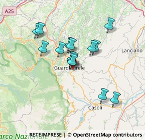 Mappa Contrada S, 66016 Guardiagrele CH, Italia (5.91)