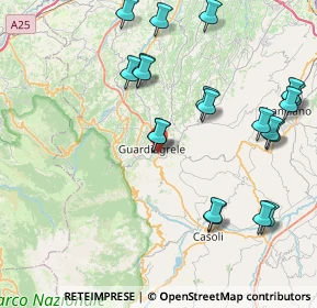 Mappa Contrada S, 66016 Guardiagrele CH, Italia (9.62)