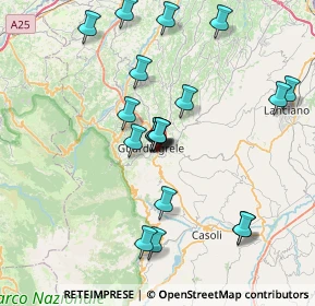 Mappa Contrada S, 66016 Guardiagrele CH, Italia (7.745)