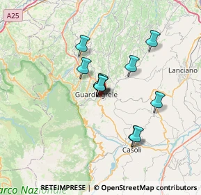 Mappa Contrada S, 66016 Guardiagrele CH, Italia (5.33909)