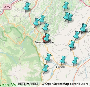 Mappa Via Cavalieri, 66016 Guardiagrele CH, Italia (8.96)