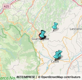 Mappa Via Cavalieri, 66016 Guardiagrele CH, Italia (4.33273)