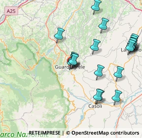 Mappa Via Cavalieri, 66016 Guardiagrele CH, Italia (9.2915)