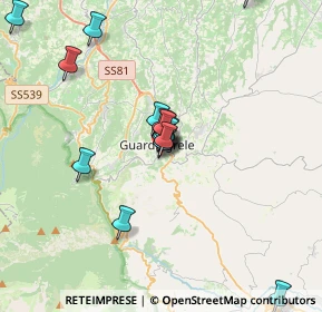 Mappa Largo Fonte Pallino, 66016 Guardiagrele CH, Italia (4.166)