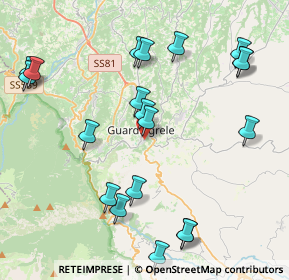 Mappa Via Cavalieri, 66016 Guardiagrele CH, Italia (4.974)