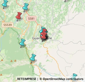 Mappa Via Sant Angelo, 66016 Guardiagrele CH, Italia (4.1345)