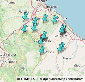 Mappa Via Sant Angelo, 66016 Guardiagrele CH, Italia (12.28813)