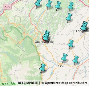 Mappa Via Sant Angelo, 66016 Guardiagrele CH, Italia (10.3525)
