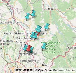 Mappa Via San Giovanni Piani, 02032 Fara in Sabina RI (11.755)