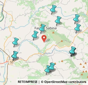 Mappa Via San Giovanni Piani, 02032 Fara in Sabina RI (5.292)