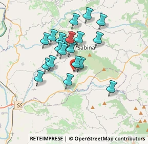 Mappa Via San Giovanni Piani, 02032 Fara in Sabina RI (3.125)