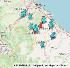 Mappa Via Pagnotti, 66016 Guardiagrele CH, Italia (12.12)