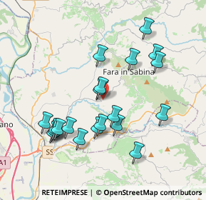Mappa Via Marzabotto, 02032 Fara in Sabina RI, Italia (3.9505)