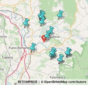 Mappa Via Marzabotto, 02032 Fara in Sabina RI, Italia (7.54176)