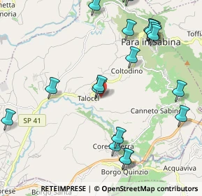 Mappa Via Marzabotto, 02032 Fara in Sabina RI, Italia (2.686)