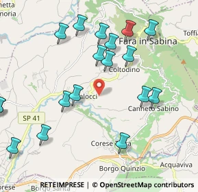 Mappa Via Marzabotto, 02032 Fara in Sabina RI, Italia (2.66)