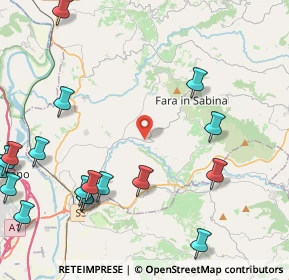 Mappa Via Enrico Toti, 02032 Fara in Sabina RI, Italia (6.377)