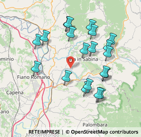 Mappa Via Enrico Toti, 02032 Fara in Sabina RI, Italia (7.8535)