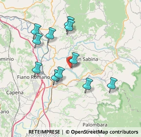 Mappa Via Enrico Toti, 02032 Fara in Sabina RI, Italia (7.34636)