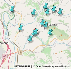 Mappa Via aldo moro, 02032 Fara in Sabina RI, Italia (4.05429)