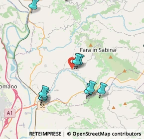 Mappa Via aldo moro, 02032 Fara in Sabina RI, Italia (5.66143)