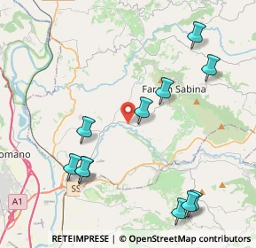 Mappa Via aldo moro, 02032 Fara in Sabina RI, Italia (4.98545)