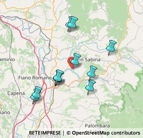 Mappa Via aldo moro, 02032 Fara in Sabina RI, Italia (7.07091)