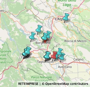 Mappa 02021 Borgorose RI, Italia (13.406)