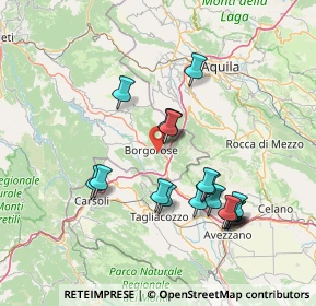 Mappa 02021 Borgorose RI, Italia (14.79842)