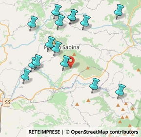 Mappa Via Roma, 02032 Fara in Sabina RI, Italia (4.73933)