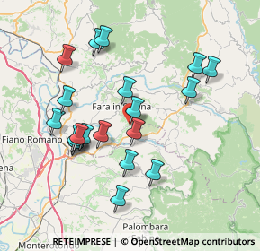 Mappa Via Roma, 02032 Fara in Sabina RI, Italia (7.6785)