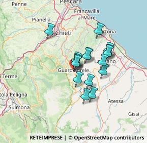 Mappa Largo Giuseppe Garibaldi, 66016 Guardiagrele CH, Italia (9.97176)