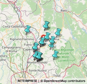Mappa Via Farense K.M, 02032 Fara in Sabina RI, Italia (10.814)
