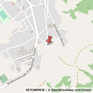 Mappa Via S. Francesco, 02021 Borgorose RI, Italia, 02021 Borgorose, Rieti (Lazio)