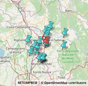 Mappa Strada Regionale, 02034 Montopoli di Sabina RI, Italia (9.9215)