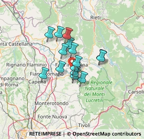 Mappa Via Fontevecchia, 02032 Fara in Sabina RI, Italia (8.992)